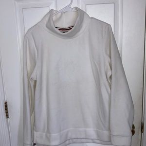 Fleece turtleneck sweater
